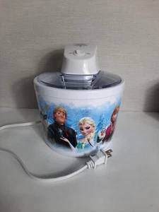 Disney Frozen Yogurt Electric Ice Cream 20 Min. Maker Elsa Anna Olaf Sven Summer - Picture 1 of 12