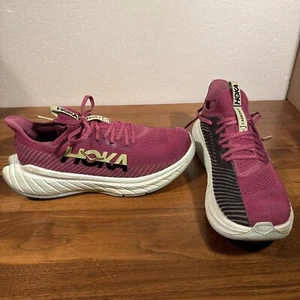 Hoka One One Women’s Carbon X3 Running Shoes Size 9 Fuchsia Black - Picture 1 of 11