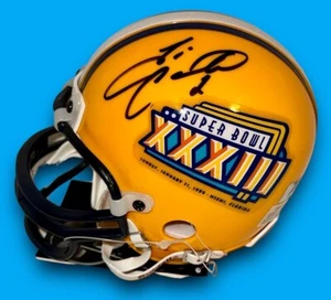 TIM COUCH AUTOGRAPHED SIGNED SUPER BOWL XXXIII MINI HELMET wCOA BROWNS - Picture 1 of 6