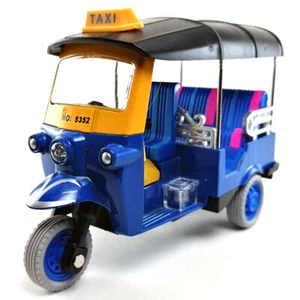 Tuk Tuk Tailandia Triciclo Coche Al Aire Libre Taxi Modelo Fundido a Presión Colección Juguete Regalo 2 - Imagen 1 de 24
