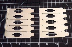 Lot of 10 VGA DSUB Low Profile Half Height Bracket - Picture 1 of 9