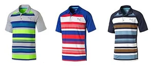 PUMA Golf Rickie Fowler Youth Jr Junior Kids ROAD MAP Roadmap Polo NWT   SIZE LG - Picture 1 of 4