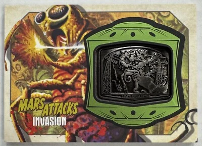 2013 Mars Attacks Invasion High Voltage Execution Medallion Relic MM-5 - Image 1 of 2
