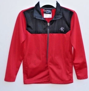 Boys Athletic Jacket, full zip Black & Red size 6/7 - Picture 1 of 5