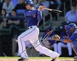Jeff Baker Texas Rangers Autographed Signed 8x10 Photo LOM COA (PH440) - Picture 1 of 2