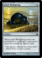 WOTC MtG Mirrodin Besieged Ichor Wellspring (C) (Foil) VG