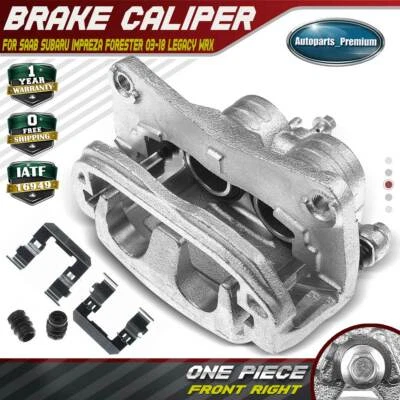 Pinza de freno delantera derecha con soporte para Subaru Impreza Forester Legacy WRX Saab Foto 1 de 4