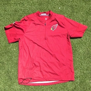 Nike Arizona Cardinals Brakel NFL On Field Half Zip Pullover Short Sleeve XL - Picture 1 of 7