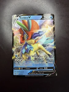 Keldeo V 053/202 Holo - SWSH Base Set - Lightly Played LP - Pokemon TCG - Picture 1 of 2