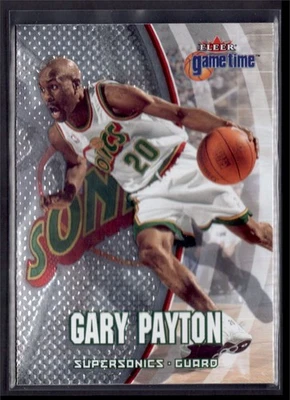 2000-01 Fleer Game Time Gary Payton Seattle SuperSonics #52 - Image 1 of 2
