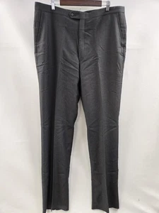 Sansabelt Hose Herren grau elastische Taille Stretch elegante Hose ungesäumt Made USA - Bild 1 von 20