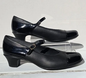 NEU SAS Isabel Pumps Absatz Lack Kappe Zehe Leder Mary Jane Damen 10,5 - Bild 1 von 8
