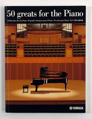 50 Greats for the Piano Yamaha Sheet Music Book - Image 1 of 2