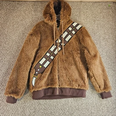 Chaqueta Chewbacca Star Wars Para Hombre Grande Cremallera Completa Con Capucha Juegos con disfraces Holloween Foto 1 de 4
