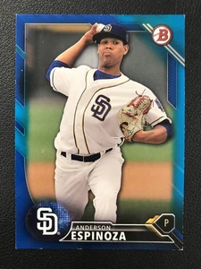 2016 Bowman Draft #BD-140 Anderson Espinoza San Diego Padres Blue Border /150 - Picture 1 of 2