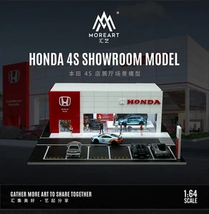 MoreArt 1:64 Honda 4S Dealership Showroom - Lighted Scene Model - Picture 1 of 2