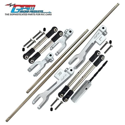 GPM Spring F+R Sway Bar &Arm & Stainless Steel Linkage For TRAXXAS UDR 85076-4 - Image 1 of 4