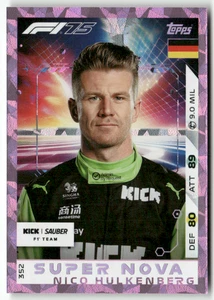 Topps F1 Turbo Attax 2025 Fórmula 1 Nº 352 Nico Hulkenberg Super Nova Rosa - Imagen 1 de 2