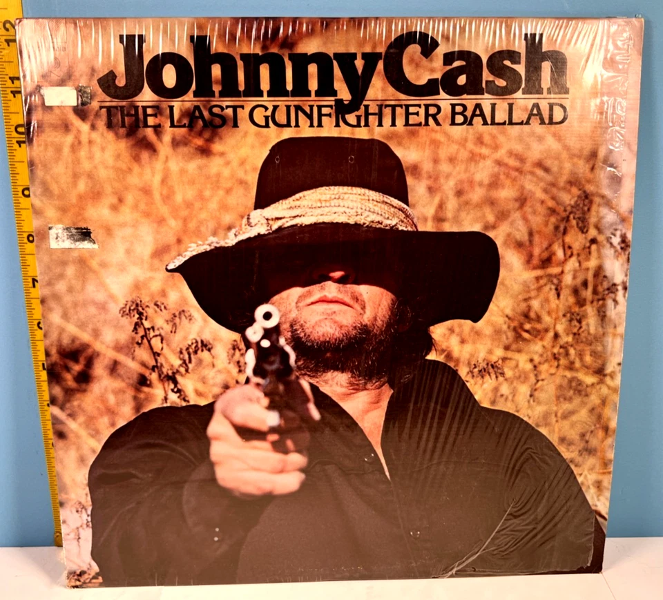 🔥 1976 JOHNNY CASH - The Last Gunfighter Ballad Columbia LP KC34314 Near Mint - Image 1 of 4