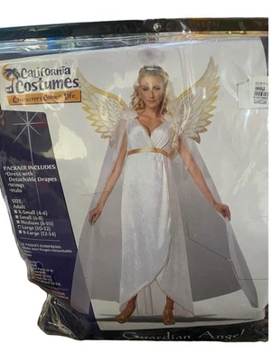 California Costumes Guardian Angel Adult Woman Size Large 10-12 Pageant Xmas - Image 1 of 3