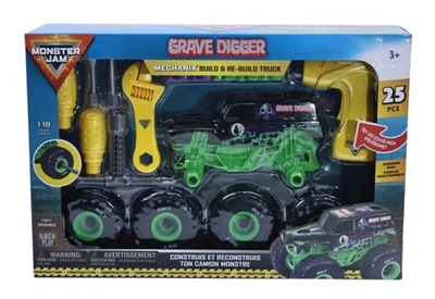 Monster Jam Mechanix Crash & Re-Build - GRAVE DIGGER (Sealed) - Image 1 of 3