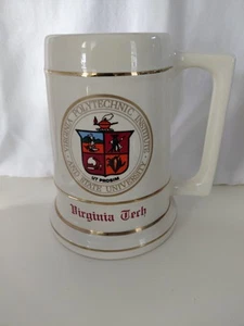 Vintage Virginia Tech Polytech Keramik Bierstein 60er-70er Jahre - Bild 1 von 7