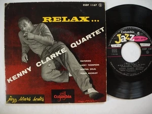 KENNY CLARKE QUARTET Relax... EP Now's The Time / Four + 2 45 7" 1958 UK VG+/EX- - Picture 1 of 2