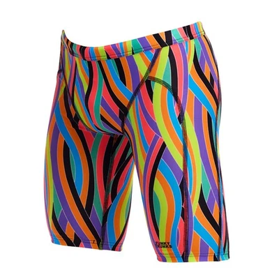 Funky Trunks Jammer Badehose Badeshorts Kinder Jungen Curl Curl 128 140 152 164 - Bild 1 von 4