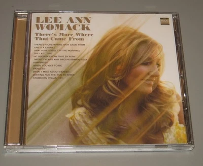 Lee Ann Womack - There's More Where That Came From (CD, 2005, MCA Nashville) Foto 1 de 4