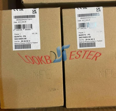 One NEW Phoenix QUINT4-PS/3AC/24DC/20 Switching Power Supply 2904622 24V 20A - Image 1 of 4