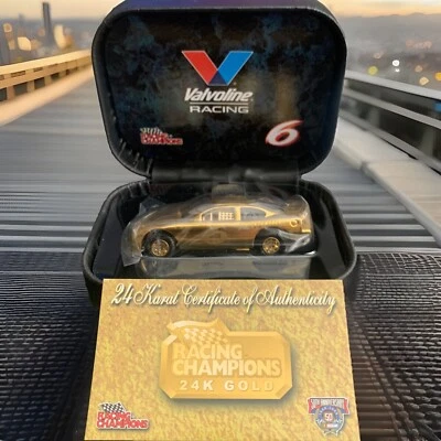 Racing Champions 50 Aniversario Oro 24K #6 "Mark Martin" 1:64 NASCAR Raro Foto 1 de 4