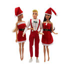 Christmas Dress Men's and Women's Doll Set For 11.5" 1/6 Doll Clothes Outfits