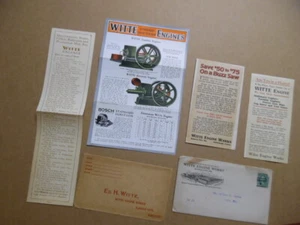 c.1910s Witte Stationary Farm Engine Paper Advertising Lot Kansas City Vintage - Picture 1 of 7
