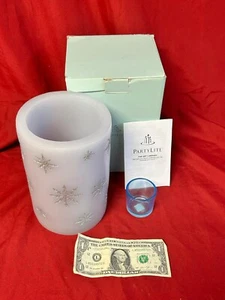 Vintage Partylite L2012 Schneeflocke Wachs Leuchte - 8" - Bild 1 von 4