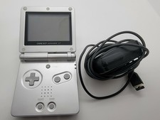 Nintendo Game Boy Advance SP Silver/Platinum Handheld System