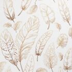 White Peel and Stick Wallpaper 17.3"x80" Feather Wallpaper Neutral Textured C...