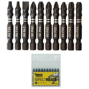 Juego de 10 x 50 mm SabreCut taladro de impacto destornillador brocas mixtas PROFESIONAL - Imagen 1 de 8