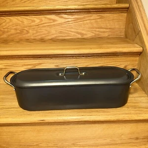 New 18” Non-Stick Fish Poacher Chrome Plated Wire Rack Included - Picture 1 of 4