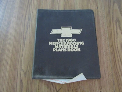 Chevrolet Camaro Corvette Monte Carlo 1980 materiales de comercialización álbum distribuidor Foto 1 de 4