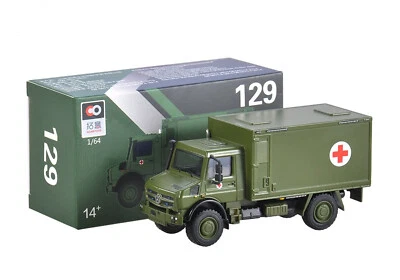 X CAR TOY 1/64 Unimog Field Rescue Type alloy cartoy Finished Product #129 - Image 1 of 4