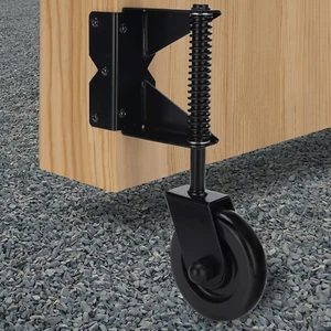 Gate Wheel Spring-Loaded Gate Caster Kit for Wooden PVC Fences, Heavy Duty Gate - Picture 1 of 7