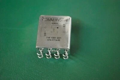 TYCO/ CII RELAY  FW-1064-G01  5945-00-883-3154  3SAF1043 675 OHMS 2PDT MIL SPEC - Image 1 of 3