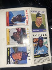1989 SCD Baseball Card Pocket Price Guide #3 Ken Griffey Jr RC Uncut Sheet