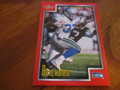 ricky watters (seattle seahawks - rb) 1999 score card #208 nr/mint condition - Image 1 of 2