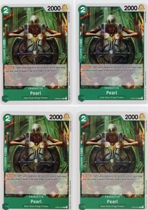 ONE PIECE Card Game Pillars of Strength PEARL X4 OP03-031 C ENGLISH - Picture 1 of 1