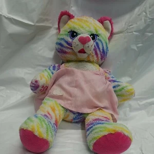 Build A Bear Regenbogentiger Kätzchen Zebramuster - Bild 1 von 6