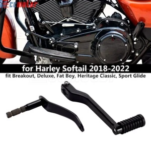 Palanca de cambios del talón izquierdo para Harley Softail Fat Boy FLFB Breakout FXBR - Imagen 1 de 7