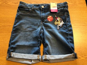 So Girls Jeans BERMUDA SHORTS Unicorn 16 Retail $28 (s-blk-22-19) - Picture 1 of 7