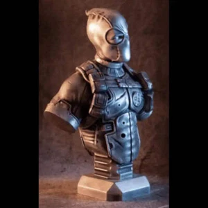 Kit modellino supereroi in resina 1/10 BUSTO 90mm Deadpool non verniciato - Foto 1 di 3
