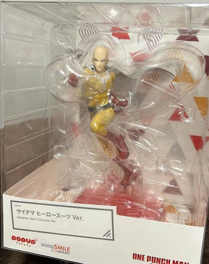 Good Smile Company Saitama Hero Costume Ver. One Punch Man Pop up Parade Figure